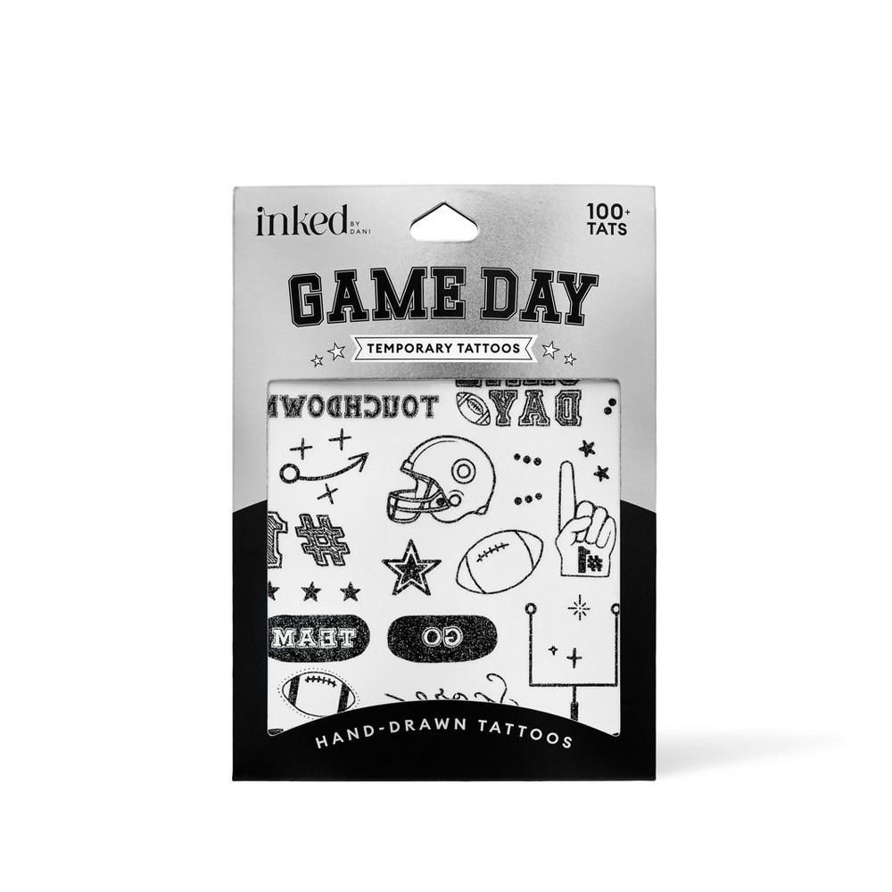 INKED by Dani Game Day Touchdown Tattoos in Beauty: NA